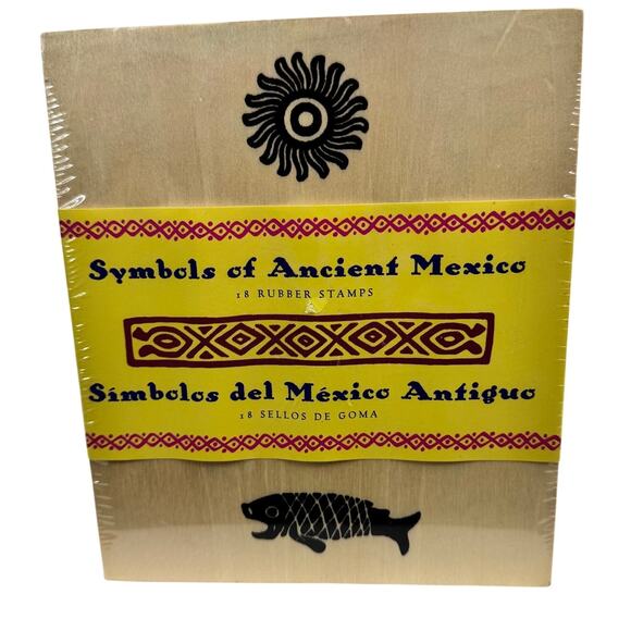 Jim Paul VTG 2001 LOT 18 Rubber Stamps of Mexico 24 Pg Booklet New Sealed - Picture 1 of 4